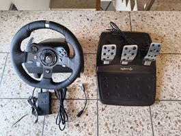 Logitech G920 Lenkrad mit Pedalen