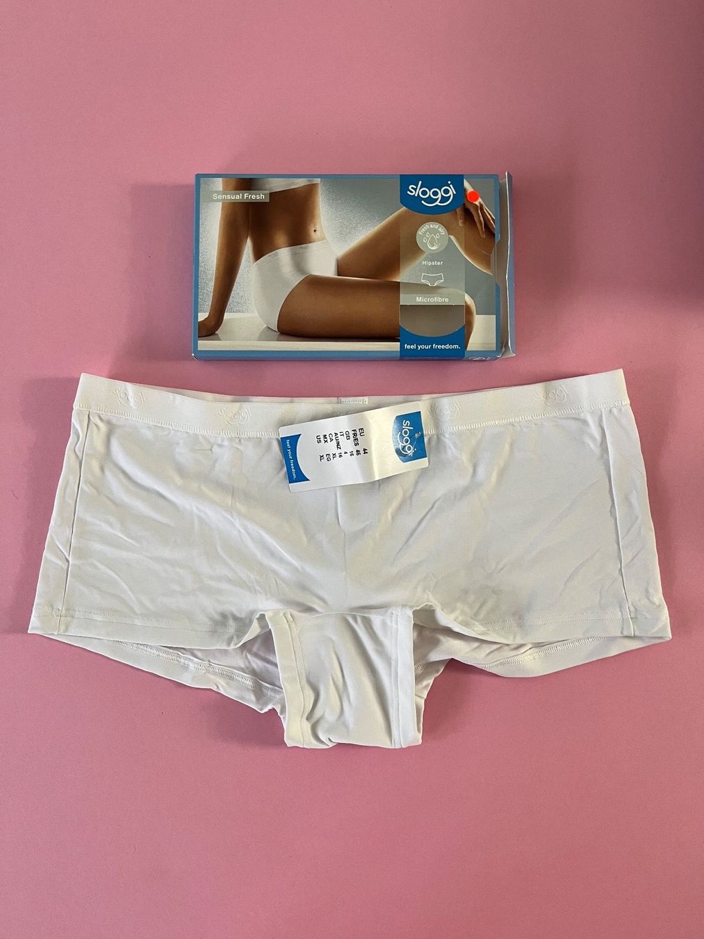 Sloggi Altra biancheria intima: Sloggi Sensual Fresh, Hipster Microfibre, Grösse 44, Weiss – Nuovo e nell'imballaggio originale da Rudolfstetten venduto da gst_g7xl 1