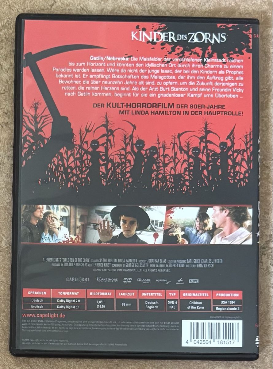 Tous les DVDs: KINDER DES ZORNS – Neuf (Voir description) à Dietikon par AndreaSch01 1