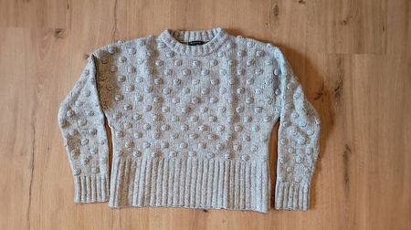 Massimo Dutti Strickpullover mit Noppenmuster Grösse S