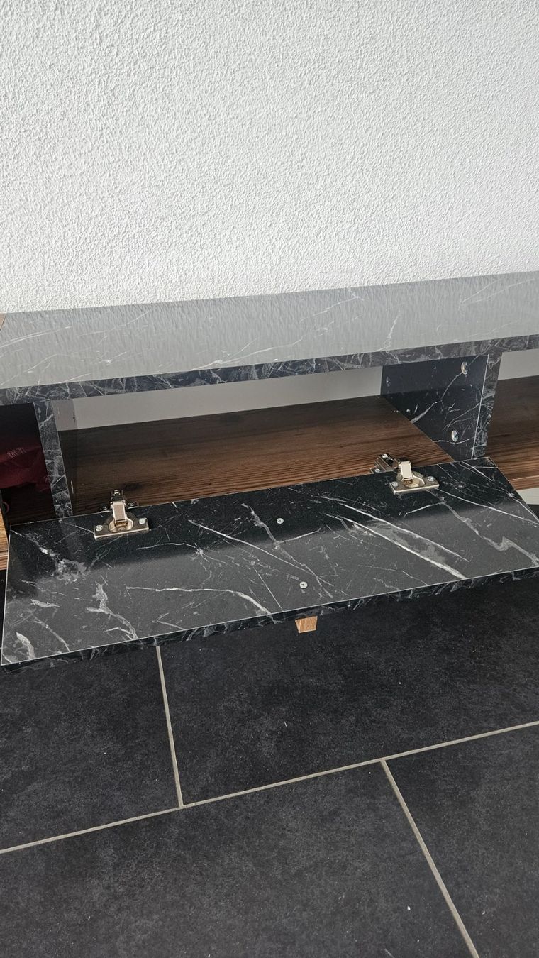 TV Möbel: Modernes TV Lowboard, Marmor-Optik – Gebraucht aus Baden von rst_ppg7 4
