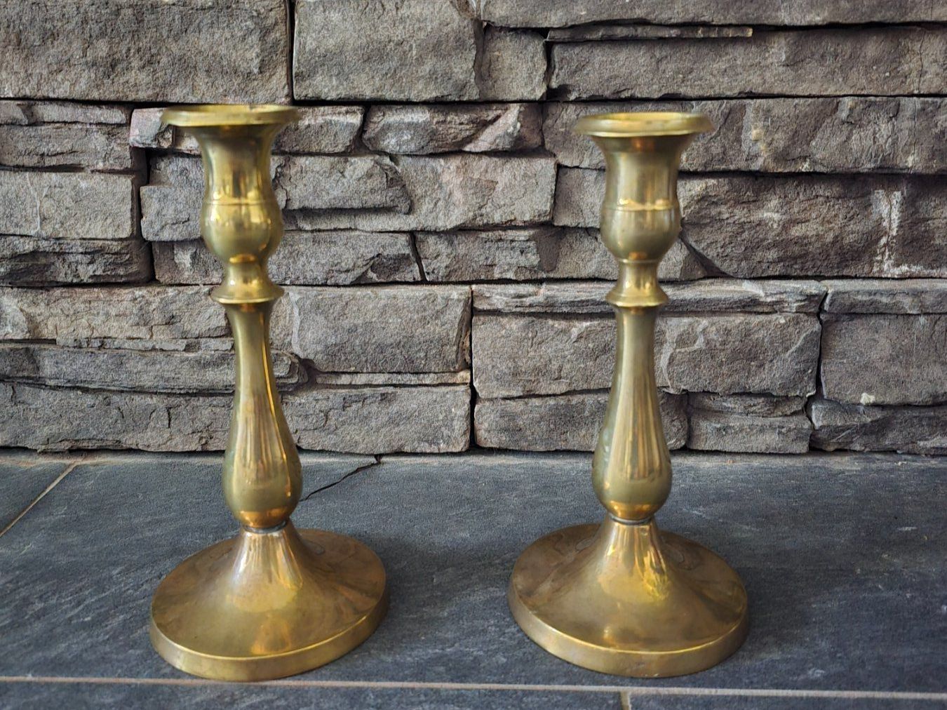 Kerzenständer: Kerzenständer Messing 2er Set Vintage – Gebraucht aus St. Gallen von chrisoletto
