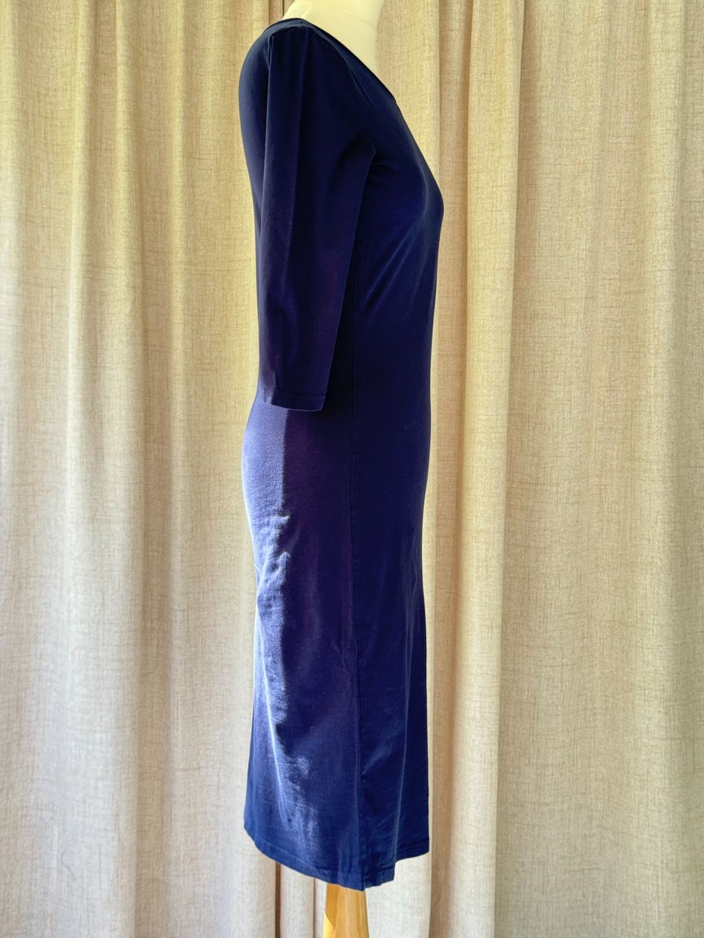 Vestiti: Robe simple mi-mollet bleu marine - Terranova – Usato da Genève venduto da Reveur 4