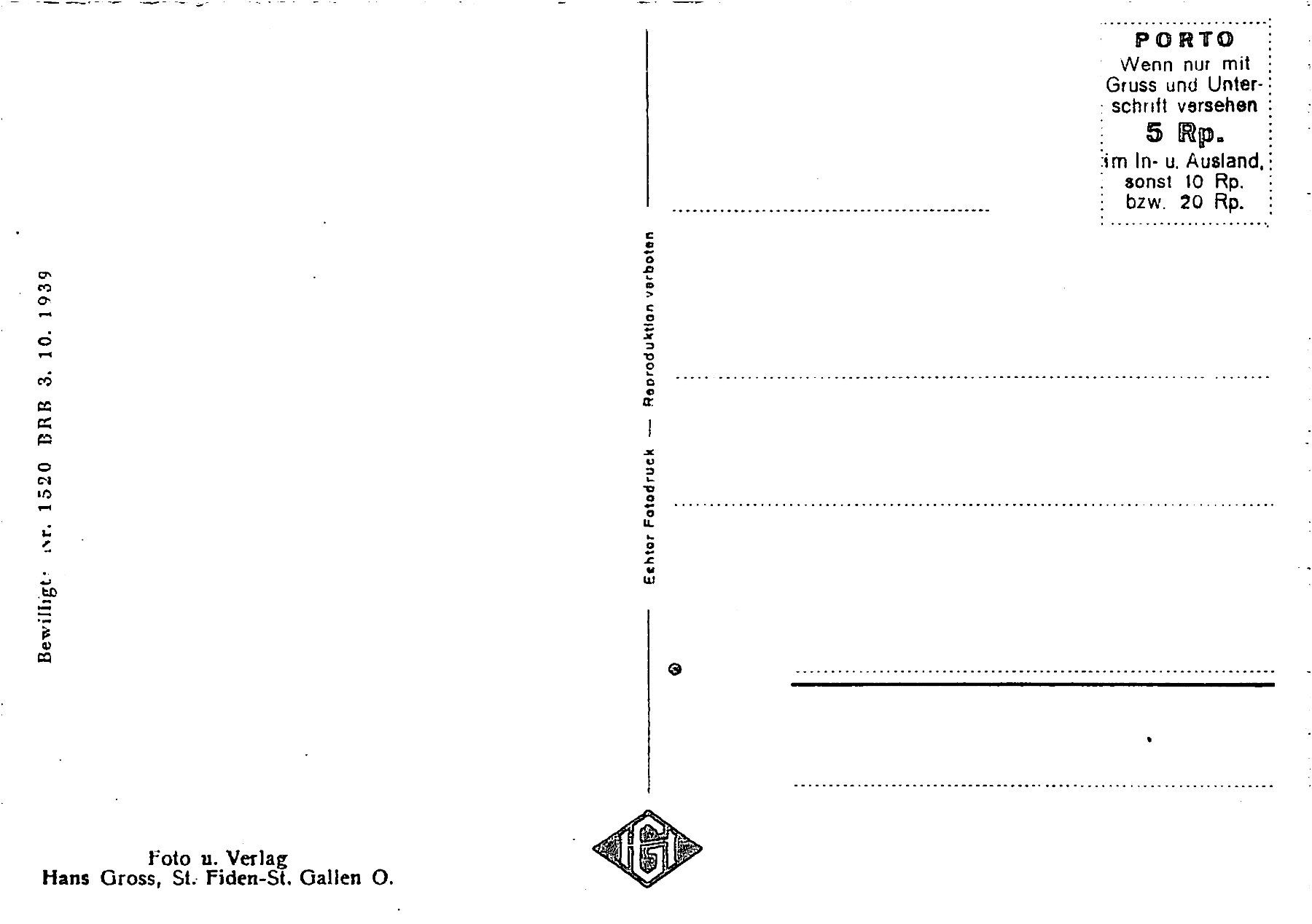 Cartoline postali: Versam, Calanda – Usato da Ottikon b.Kemptth. venduto da Neptun1974 1