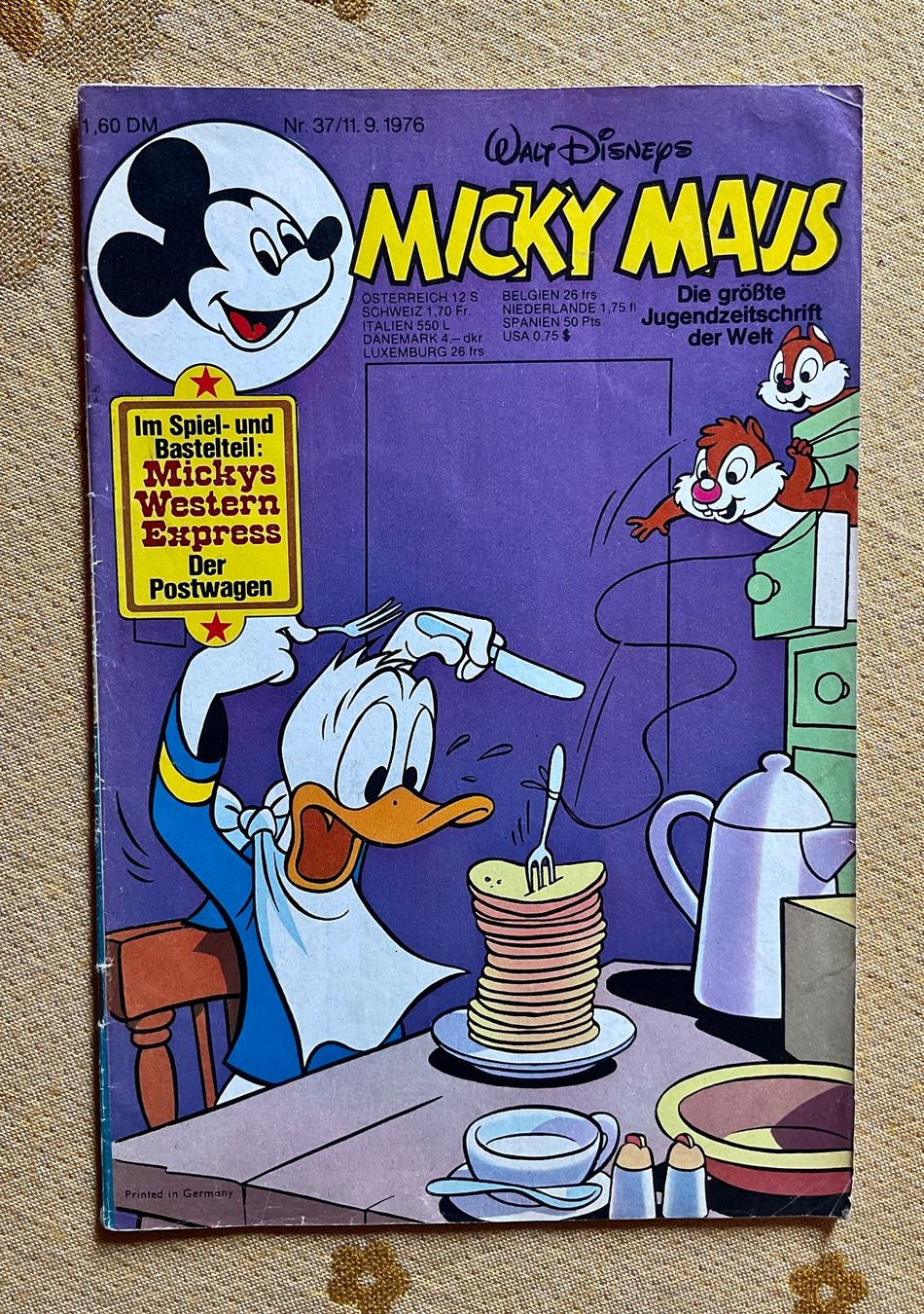 Fumetti: Micky Maus Heft Nr 37 von 1976 – Usato da Endingen venduto da nathan05
