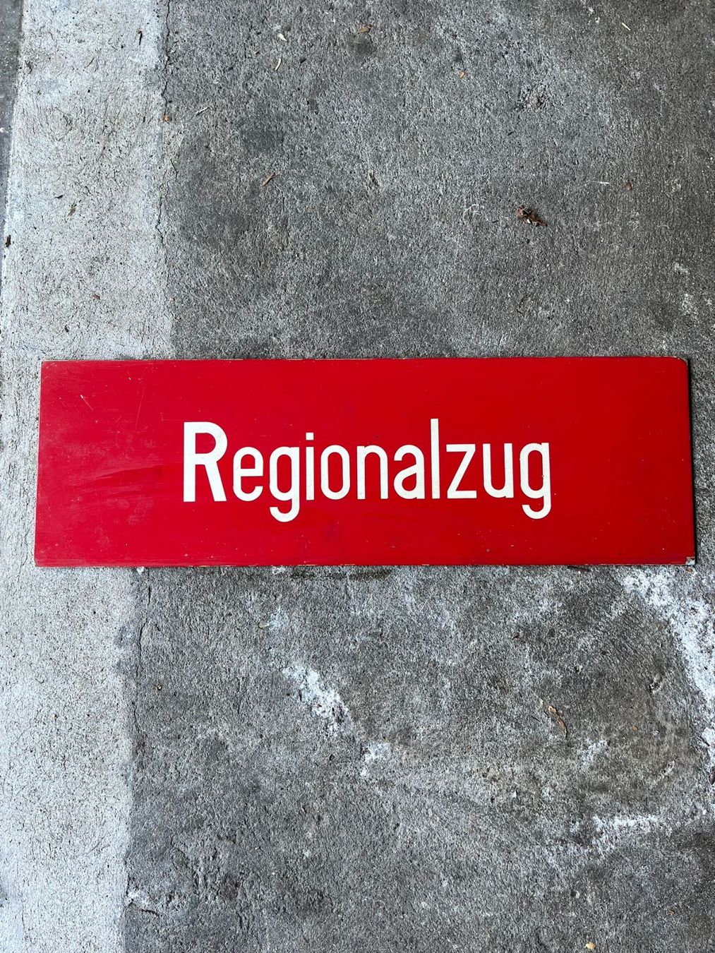 SBB/CFF/FFS Ecriteaux: Blechtafel – D'occasion à Jona par m.brun 1