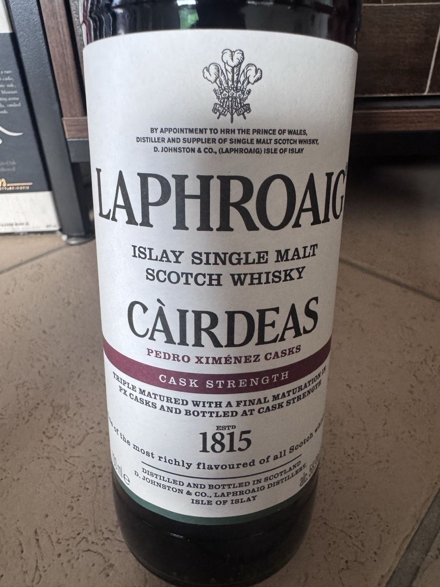 Laphroaig Spirituosen: Laphroaig Cairdeas Pedro Ximenez Casks Cask Strength 700ml – Neu und originalverpackt aus Hergiswil NW von wert721 4
