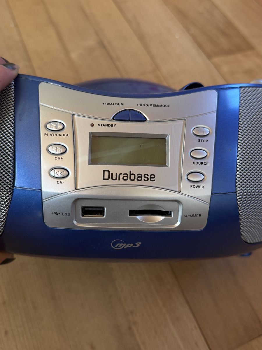 Durabase Radio: CD-Player Durabase blauer Radio – Usato da Theilingen venduto da larilu15 1