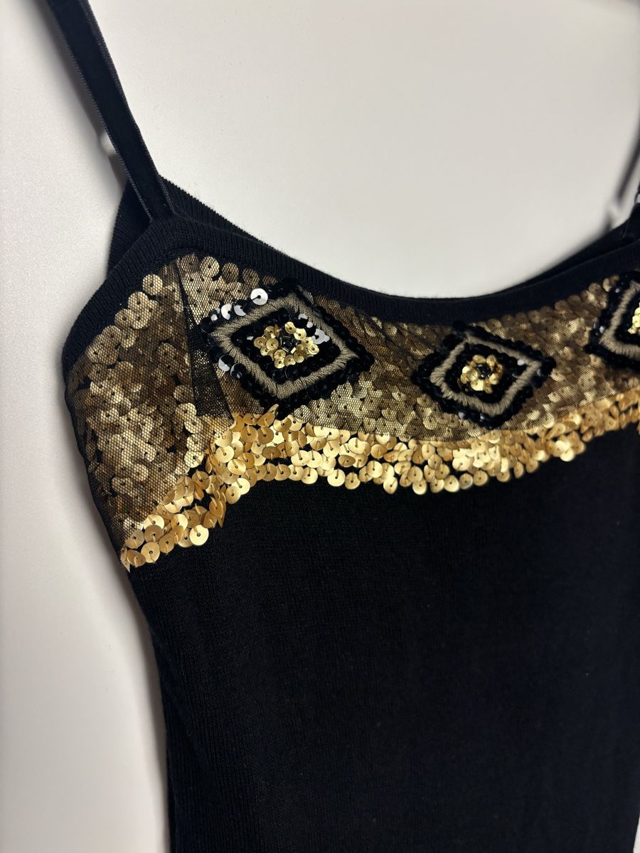 Top: vintage gold sequin top – Usato da Leissigen venduto da lamooniade 2