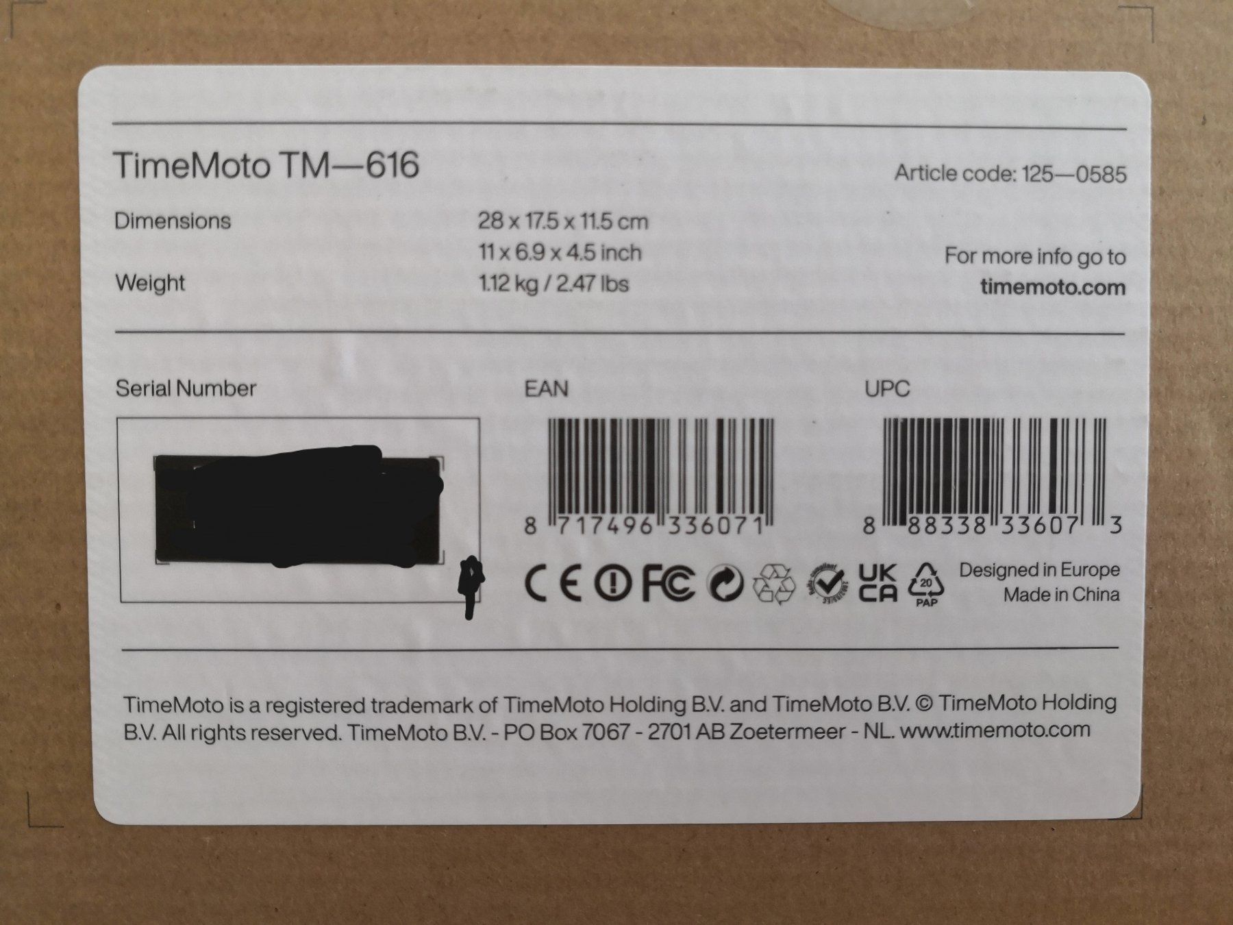 Steuerung: Zeiterfassung TimeMoto TM-616 – Neu und originalverpackt aus Burgdorf von Rom4u 3