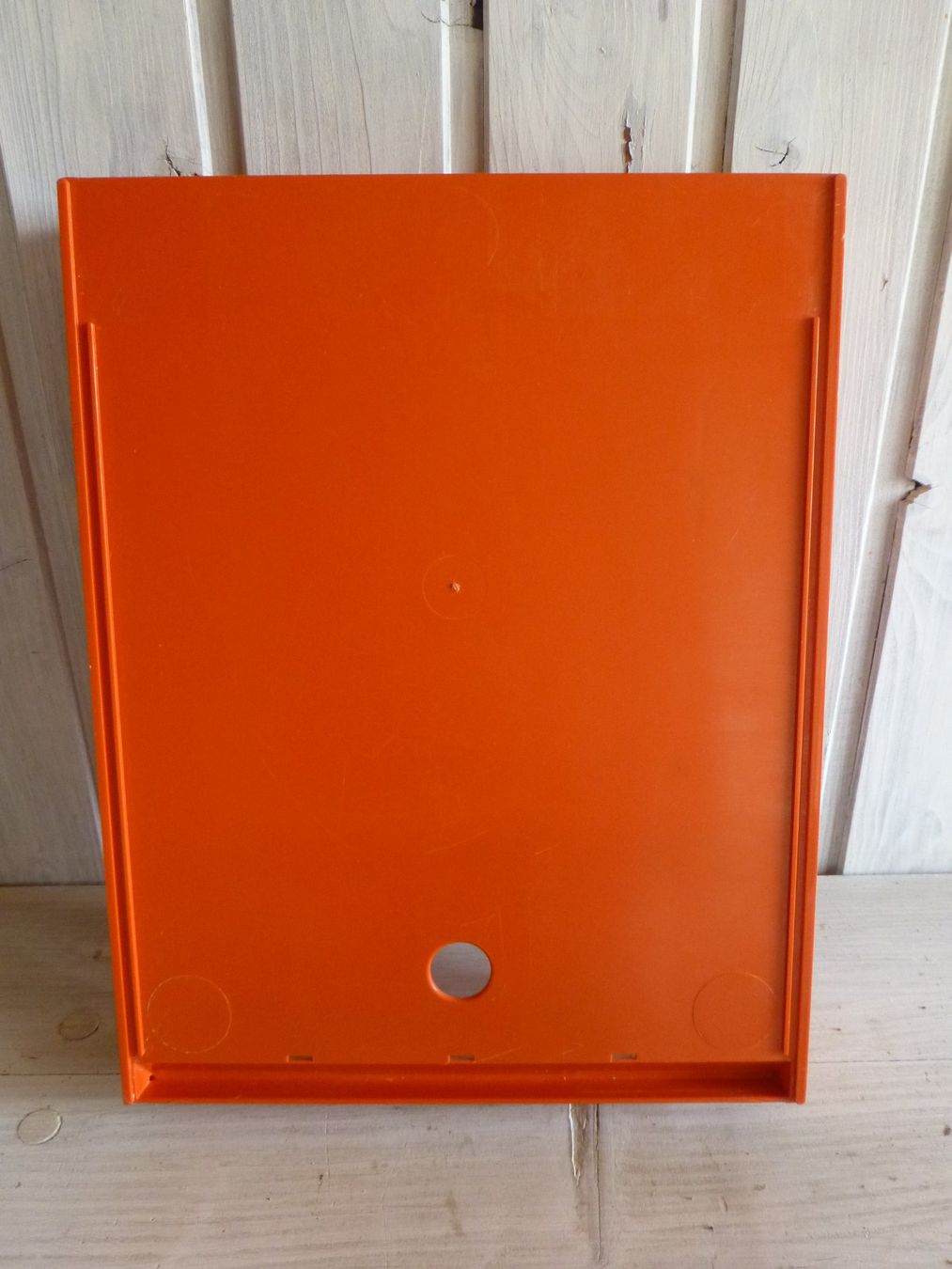 Ordner: Briefablage, Dokumentanablage, Ablagefach - orange Vintage – Gebraucht aus Füllinsdorf von Kapellie 2