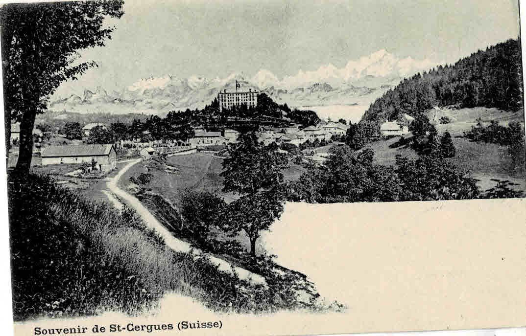 Cartoline postali: St-Cergues  19o5 – Usato da Sulz AG venduto da Oberdanne8