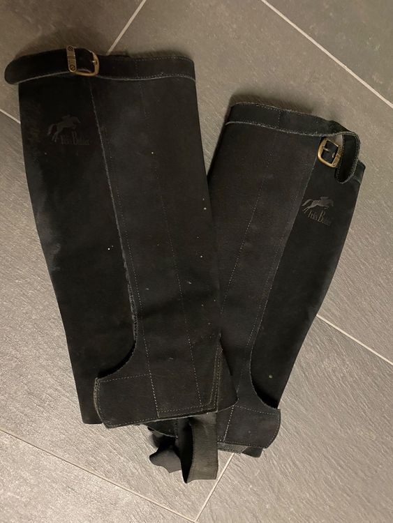 Kieffer Lederchaps Arlene Unicolor Nero – Gambali In Pelle Per Equitazione