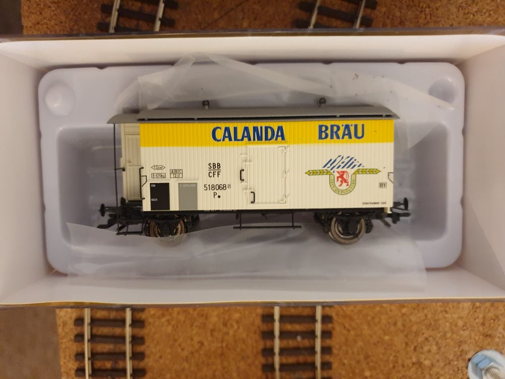 Wagon BRAWA Réf.47889 'CALANDA BRAU' SBB époque III - Édition Limitée - Neuf