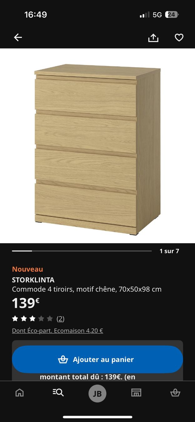 Ikea Eléments de bureau: IKEA Storklinta almost new – D'occasion à St. Gallen par aga_f898 4