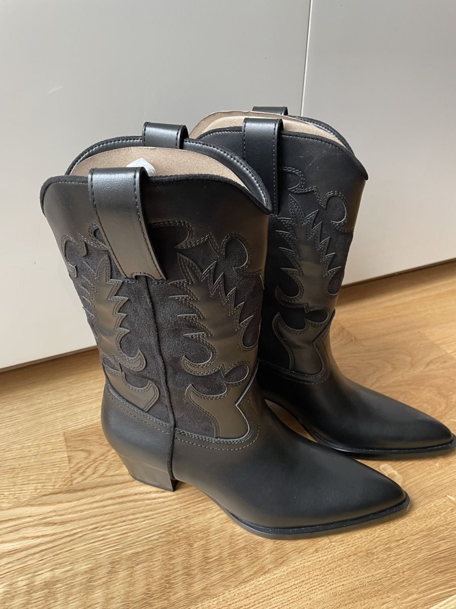Zara Damenschuhe: Zara Cowboy Boots 37 NEW – Neu und originalverpackt aus Dübendorf von VSAngel 2