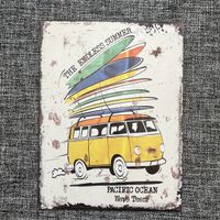 Schild VW Bus Surf
