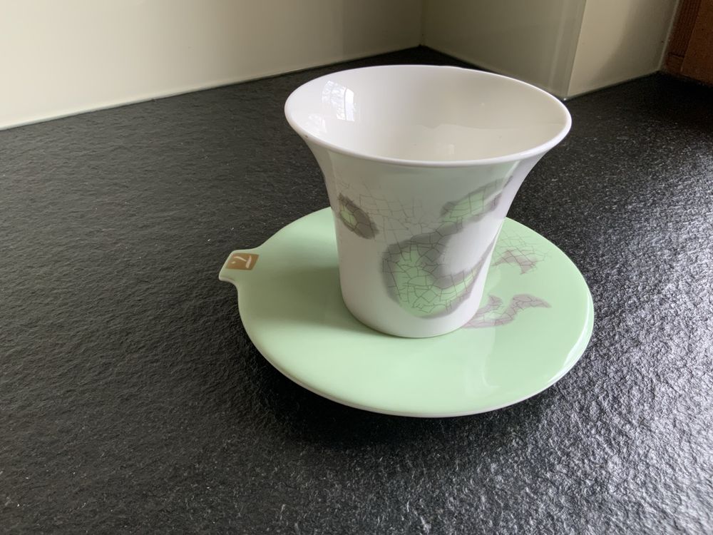 Nespresso Tasses: Tasse mit Untertasse, Grüner Tee, T7 Design – Neuf (Voir description) à Widnau par Como2006 4