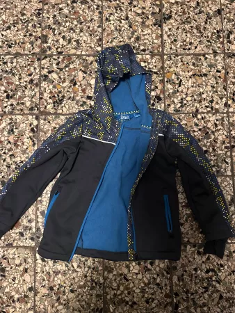 Kinder Softshelljacke Crivit blau Grösse 110/116