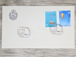 CL06 Enveloppe + Timbre San Marino 1983