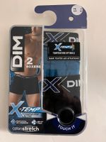 Boxershorts Herren, DIM X-Temp, Gr. M , 2 Stück Blau/Schwarz