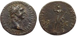 DOMITIAN AE Dupondius (85 AD)