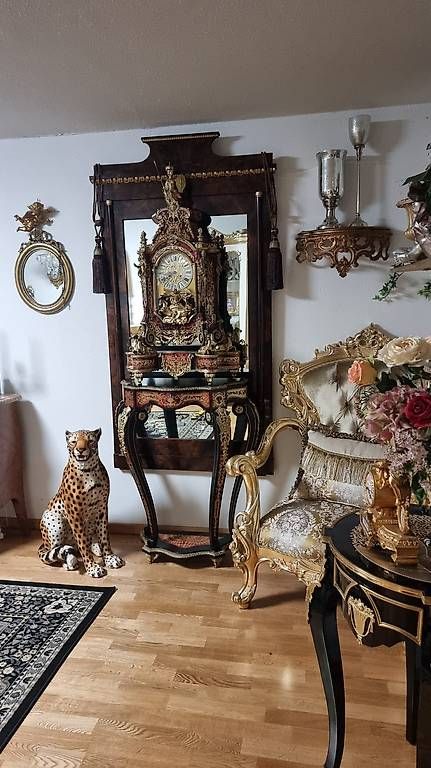 Orologi da terra & Orologi da parete: Luxus Prunk Pendule, Boulle Uhr mit Konsolentisch – Usato da Kaufdorf venduto da Nati-Nati 1