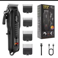 HIENA Profi Haarschneidemaschine Akku USB Haarschneider Bart