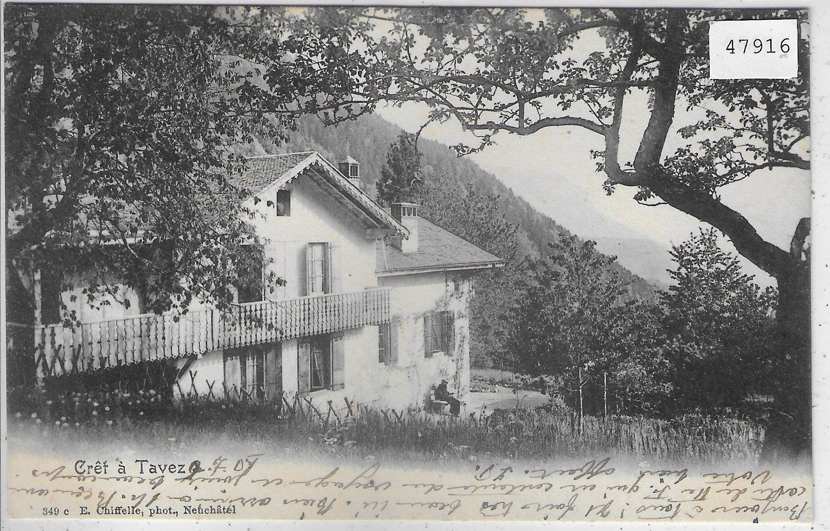 Cartoline postali: Cret a Tavez – Usato da Ettingen venduto da Kartenplanet