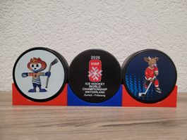 IIHF Ice Hockey World Championship 2025/2026 - Pack 3 pucks