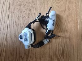 Petzl Nao Stirnlampe weiss guter Zustand