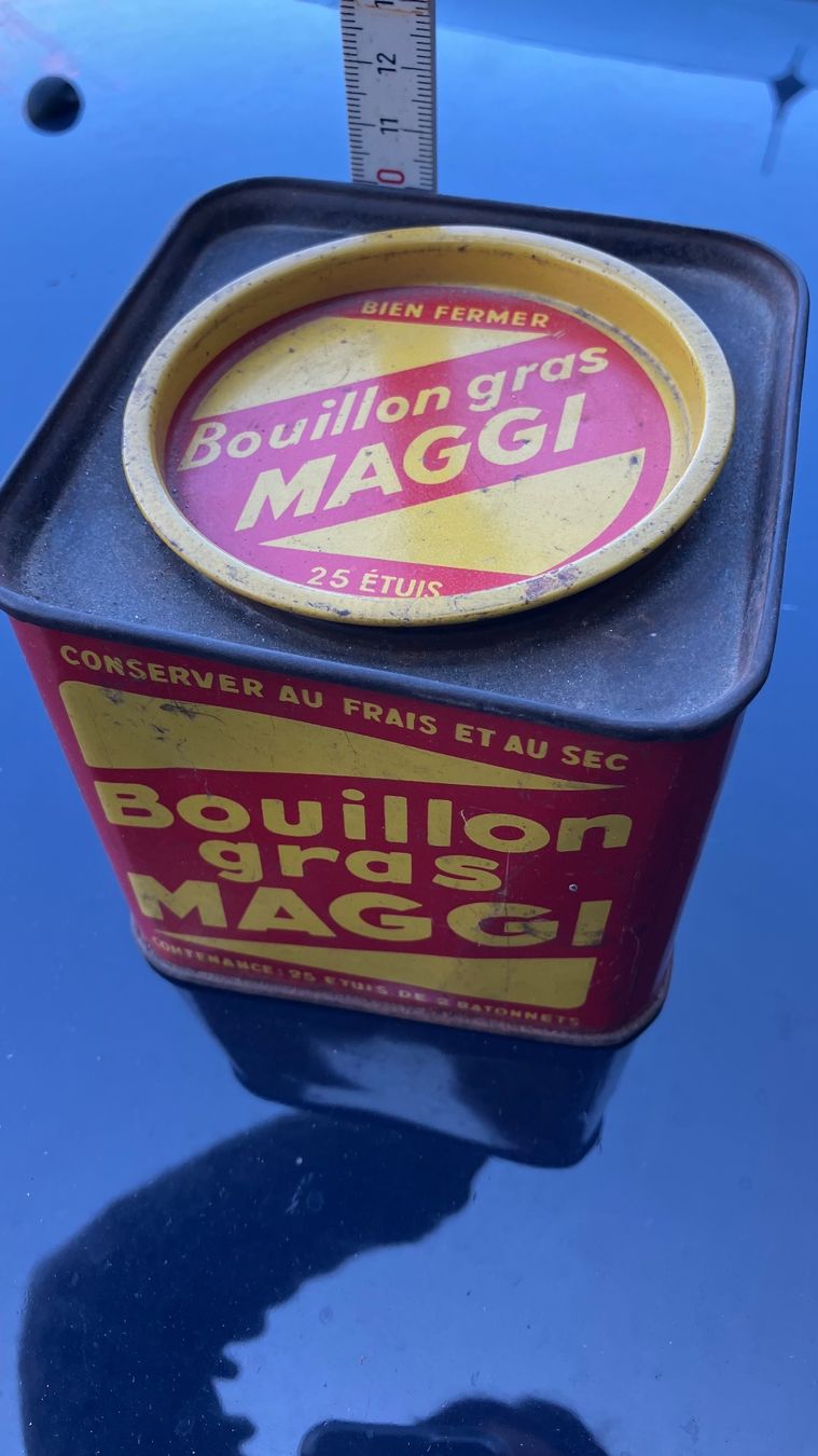Barattoli: Blechdose MAGGI 10cm boite vintage – Usato da St-Cierges venduto da LeRegain 5