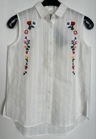 Ärmellose Bluse von Steve J & Yoni P, Gr. S, Neu!