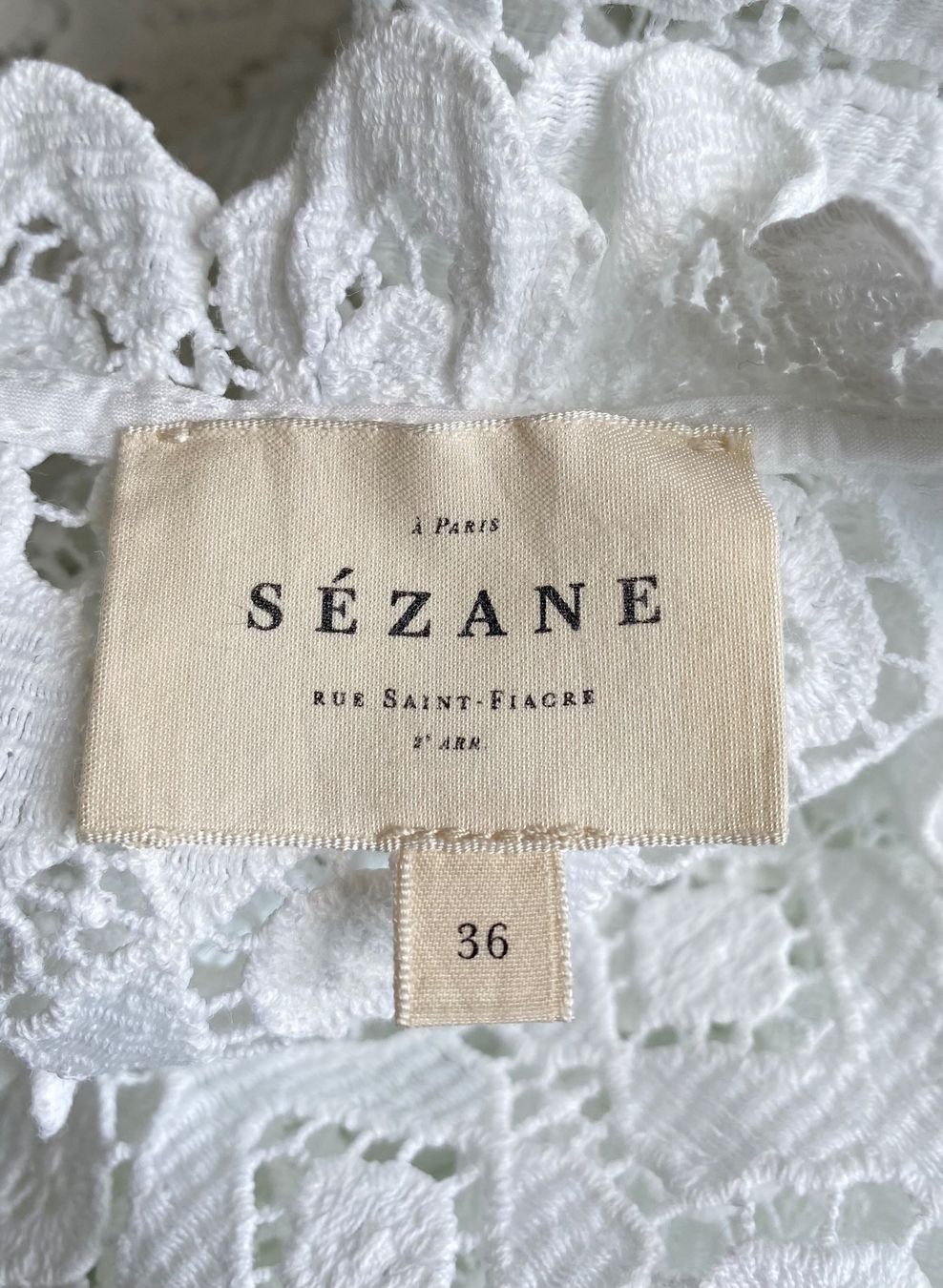 Sezane Blusen: SÉZANE Spitzenbluse Grösse 36 – Gebraucht aus Oberwil BL von Leni-Mischi 4