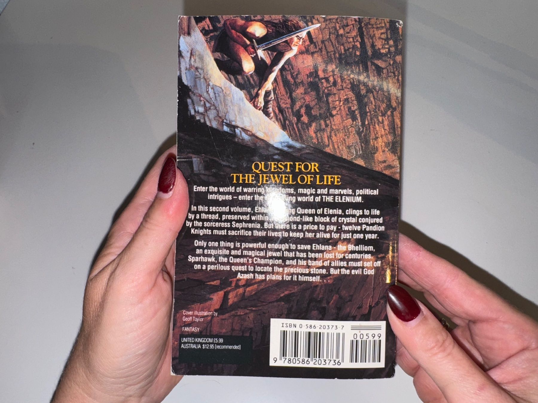 Libri: NOVEL: David Eddings, The ruby knight – Usato da Grosswangen venduto da English_books 9