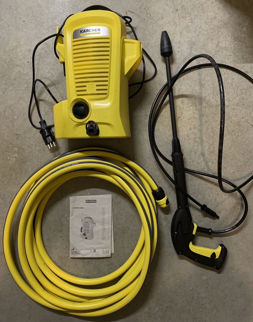 Kärcher Idropulitrici ad alta pressione: Kärcher K2 Universal Edition + tuyau 10m – Usato da Genève venduto da Ananas03