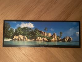 Panorama Bild Seychelles La Digue Indian Ocean