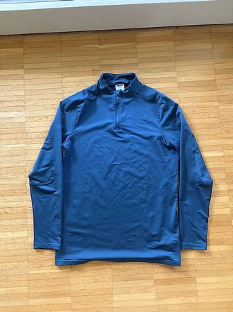Gymshark Halfzip Longsleeve  blau  Gr. M