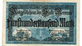 Meerane 500000 Mark 2.Serie 08.08.1923 SS++-VZ