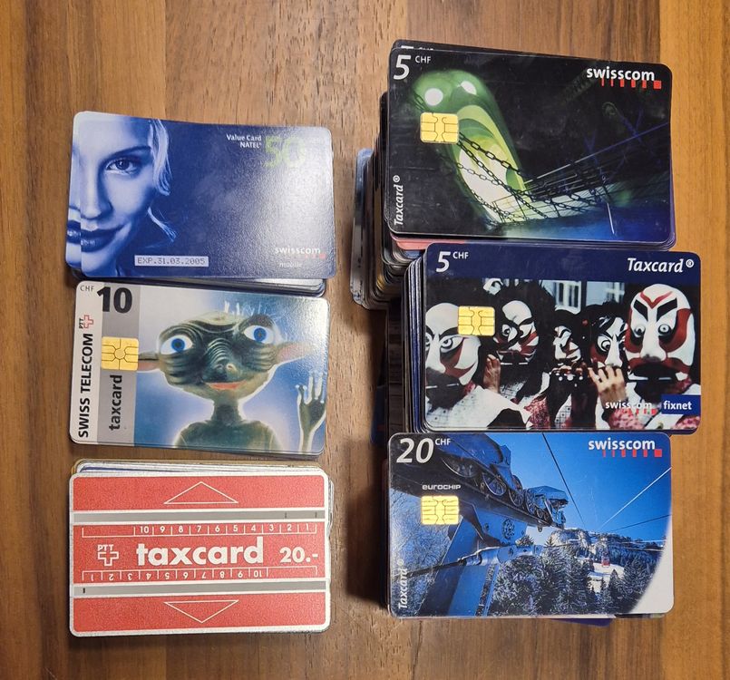 Swisscom Cartes de téléphone: Alte Sammlung Taxcard CH – D'occasion à Roveredo GR par vegas64 1