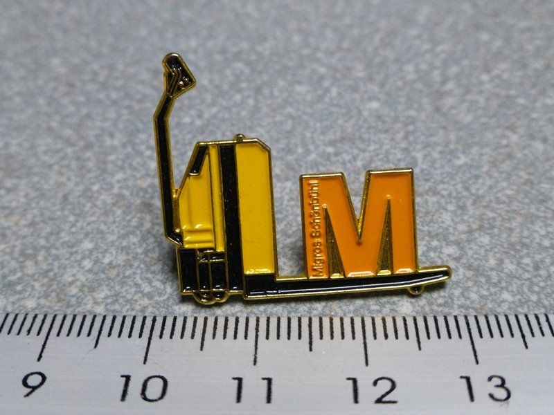 PIN PINS MIGROS JOWA MM MMM Stapler Palettrolli | Kaufen auf Ricardo