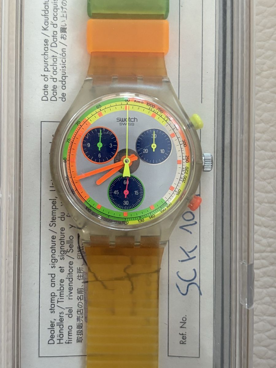 Swatch Orologi: Montre Swatch SCK104 Chrono – Nuovo (secondo la descrizione) da Posieux venduto da Angeles82