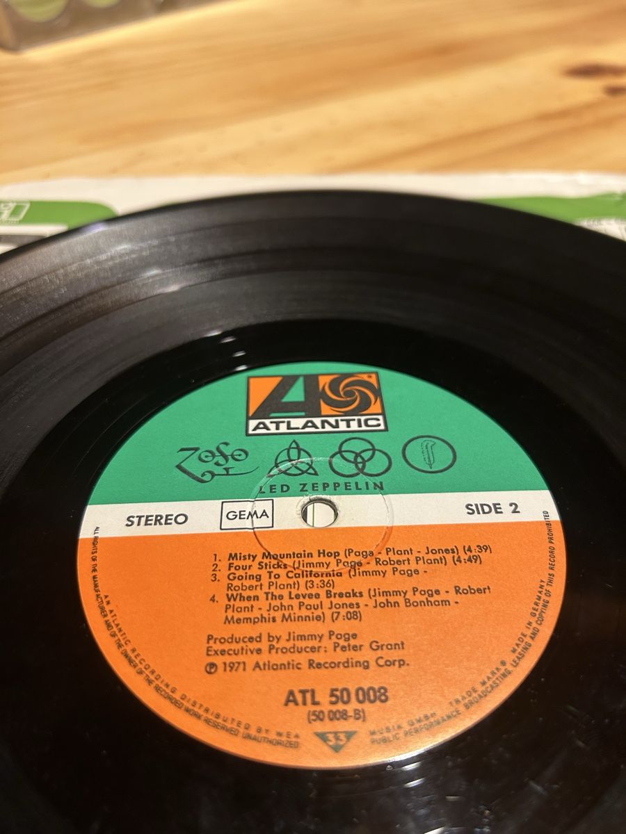 Schallplatten: Led Zeppelin IV, German  – Gebraucht aus Haute-Nendaz von Arzak 3