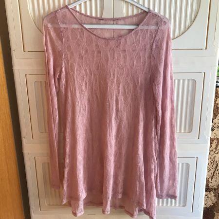 Rosa Tunika/Bluse, Grösse M, ideal für den Frühling!
