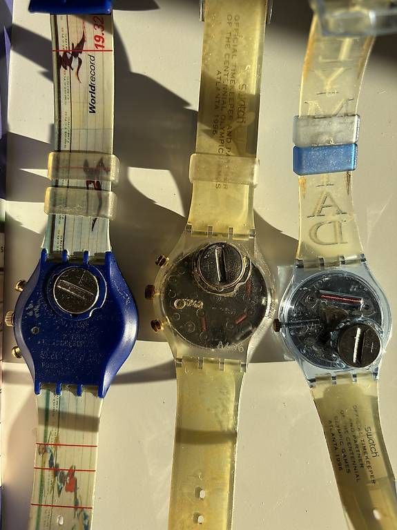Swatch Orologi: 3 Swatch Uhren Olympia – Usato da Winterthur venduto da bungy192 1