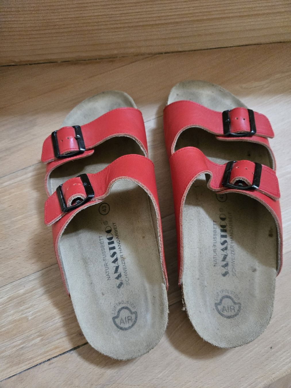 Scarpe da uomo: Sanastico Ledersandalen Gr. 43 – Nuovo (secondo la descrizione) da Unterterzen venduto da elebo 4