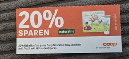 Coop Naturaline 20% Rabatt Gutschein Baby Sortiment 06/27