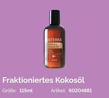 Dõterra fraktioniertes Kokosöl 115 ml