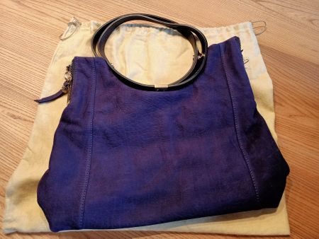 MADANI Firenze - Ledertasche, dunkelblau, neuwertig, Top!
