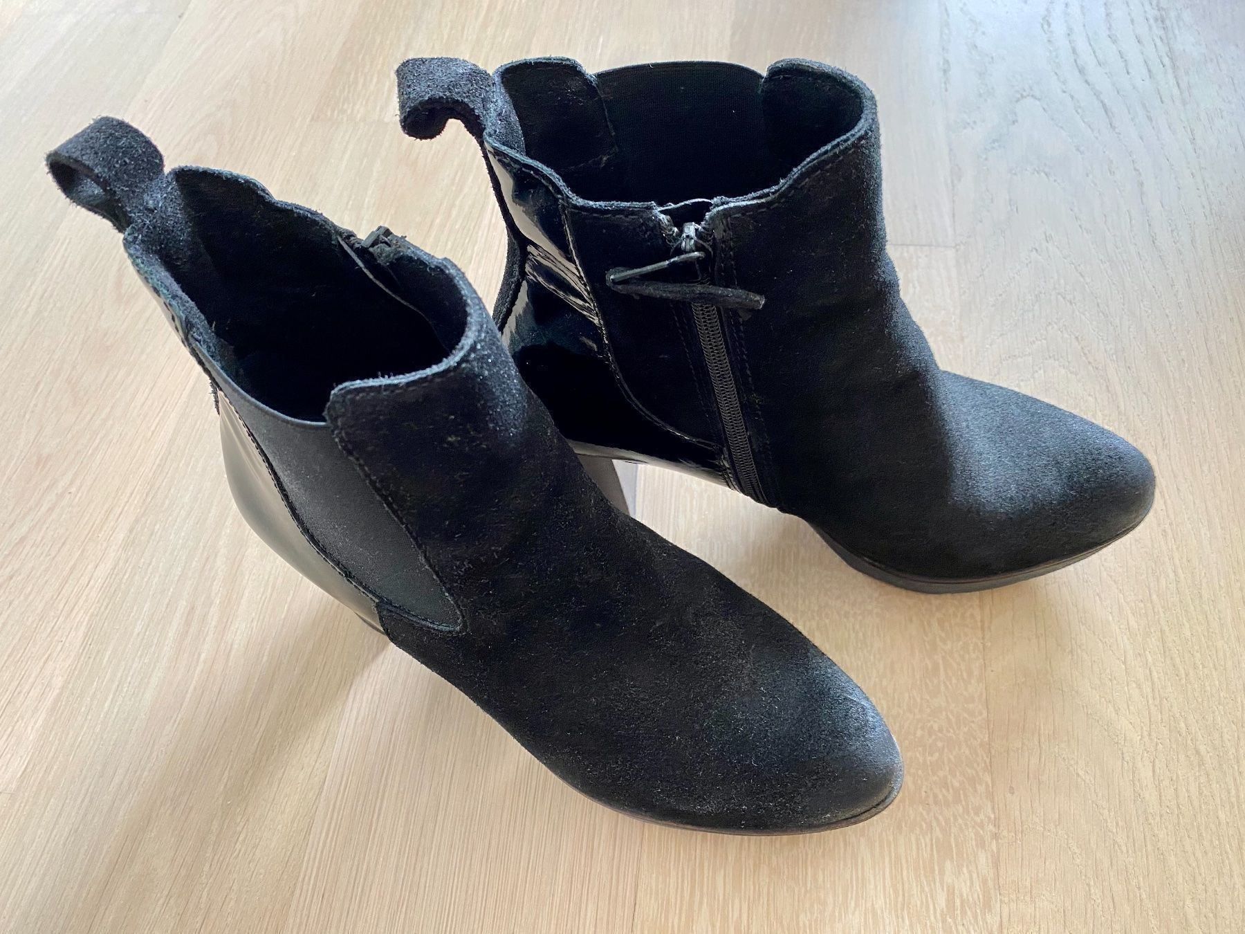 Damenschuhe: Stiefeletten Sienna, Grösse 38, schwarz – Neu (gemäss Beschreibung) aus Amriswil von Apfelfreak 1